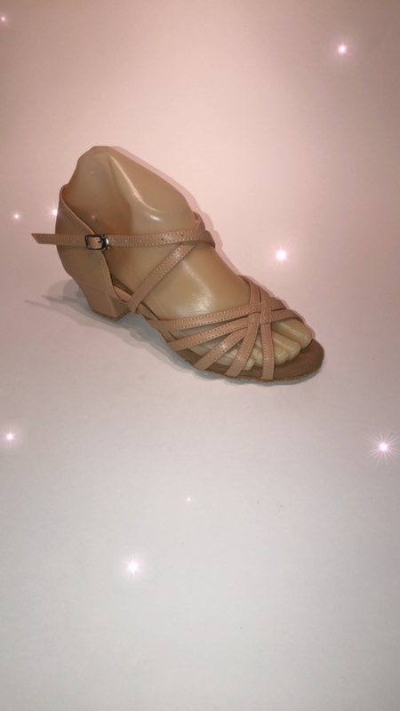 5000-F -Plain flesh leather sandal